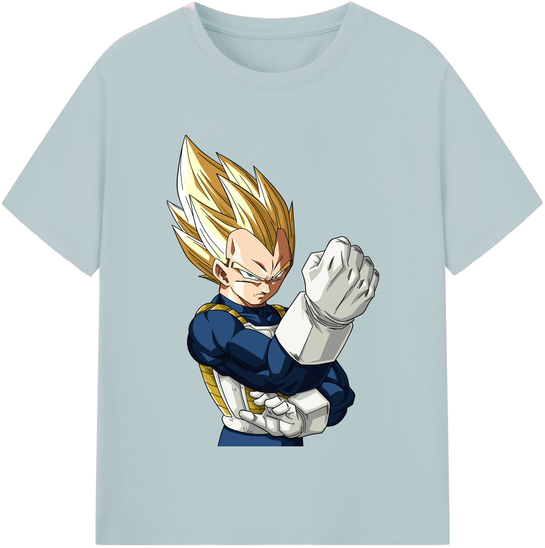 （画像用） ドラゴンボール ベジータ四世（Bejīta Yonsei）DRAGON BALL Vegeta IV 綿100％半袖Tシャツ（フロントプリント）